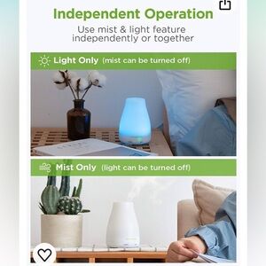 NEW InnoGear Aromatherapy Diffuser + Christmas Wreath Pine essential oil